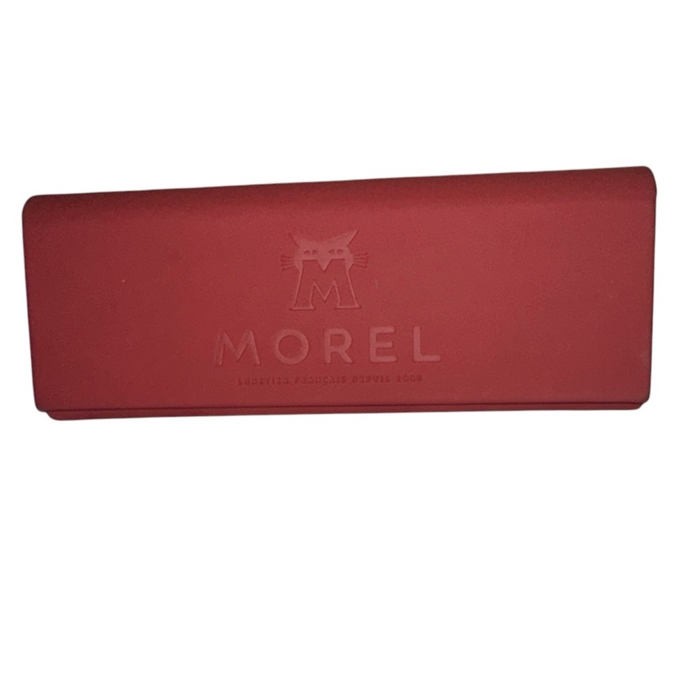 Morel Rusty Red Semi Hard Eyeglass Case TRI-Fold EUC